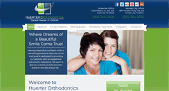 Desktop Screenshot of huerterortho.com