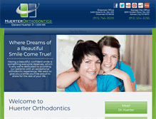 Tablet Screenshot of huerterortho.com